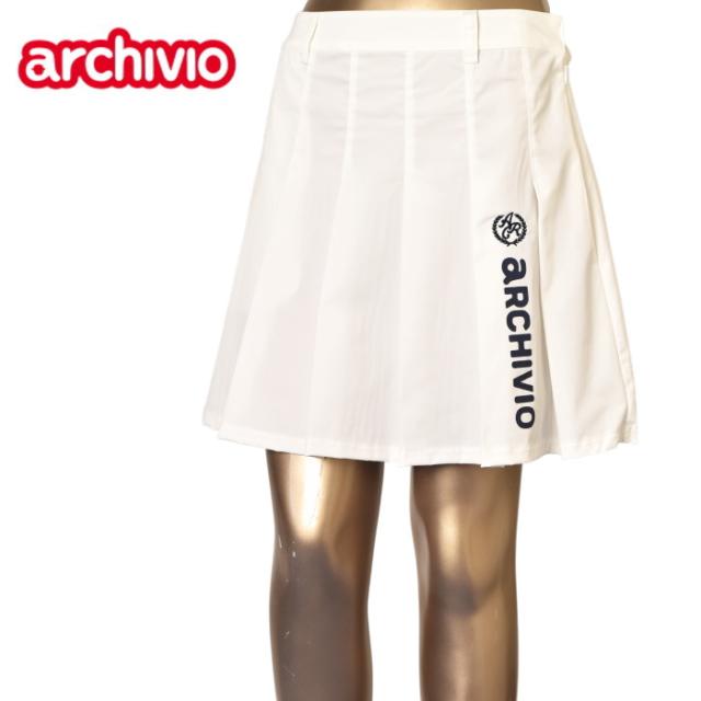 【2025春夏】アルチビオ ARCHIVIO 白 プリーツスカート レディース 2025春夏】アルチビオ ARCHIVIO 白 プリーツスカート レディース