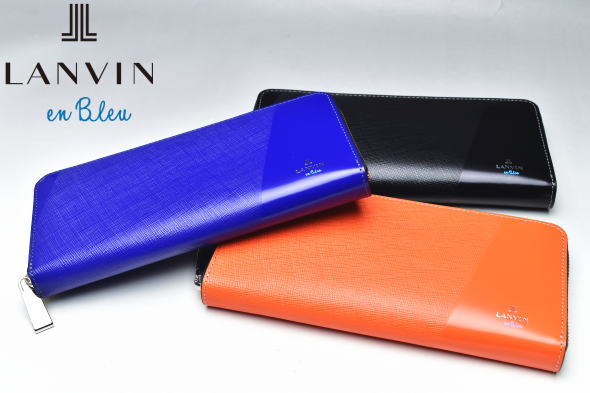 ランバンオンブルー LANVIN en Bleu イケテイ パーシャル小物 ラウンドファスナー長財布
