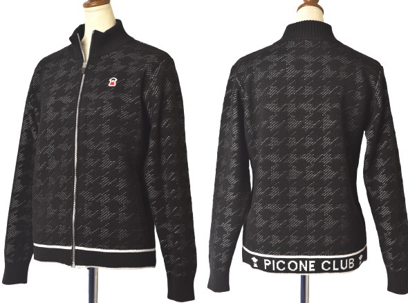 40％OFFセール！ピッコーネ クラブ PICONE CLUB ゴルフ 2025秋冬新作 レディース ジップアップニットブルゾン 服 ゴルフウェア アウトレット_1