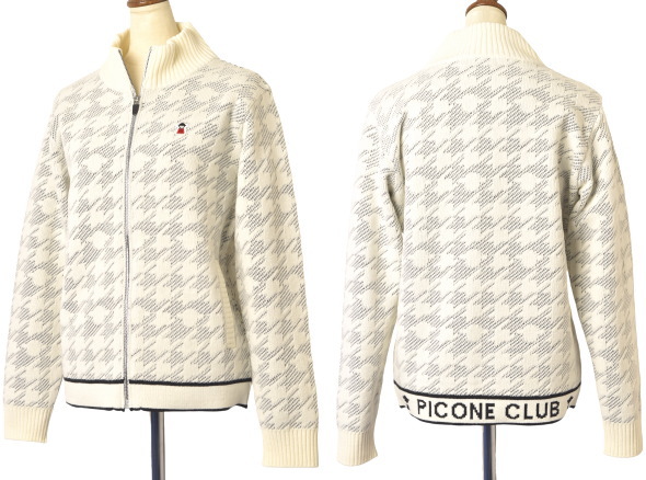 40％OFFセール！ピッコーネ クラブ PICONE CLUB ゴルフ 2025秋冬新作 レディース ジップアップニットブルゾン 服 ゴルフウェア アウトレット_2