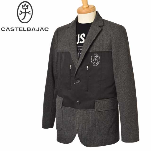 カステルバジャック CASTELBAJAC 2024秋冬新作 メンズ 異素材使いジャケット 服