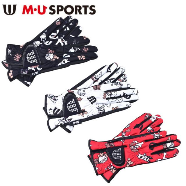 MUスポーツ M・U SPORTS ゴルフ 2025秋冬新作 レディース 両手グローブ