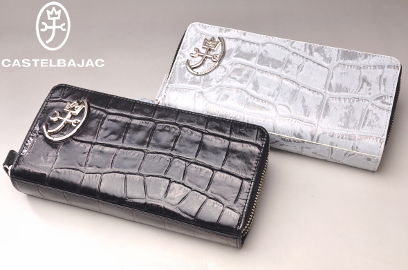 カステルバジャック CASTELBAJAC イケテイ ジプス小物 Wラウンドファスナー長財布