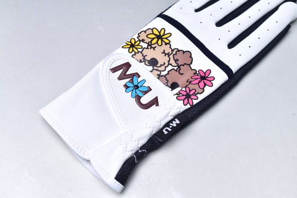 MUスポーツ M・U SPORTS ゴルフ 2025秋冬新作 レディース 指先なし両手グローブ