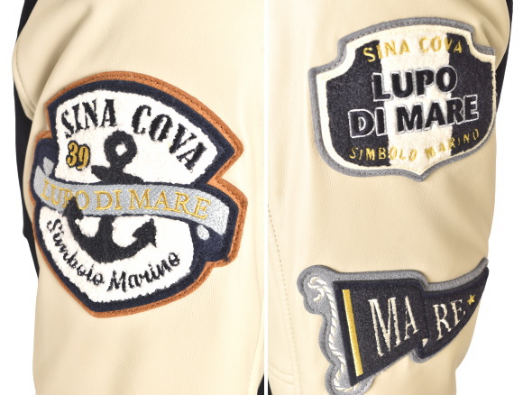30％OFFセール！ シナコバ SINACOVA 秋冬アイテム メンズ ラムレザー切替スタジアムジャンパー アウトレット_6
