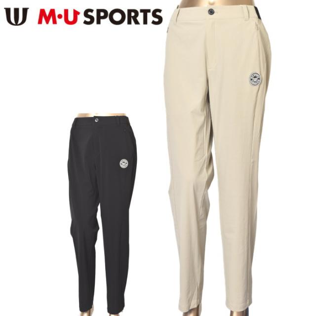 MUスポーツ M・U SPORTS ゴルフ 2025秋冬新作 レディース ストレッチパンツ 服 ゴルフウェア