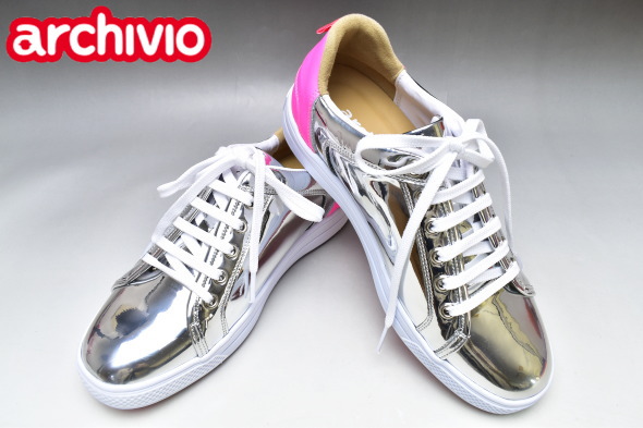 アルチビオ archivio ゴルフ 2023秋冬新作 レディース 牛革 ゴルフシューズ