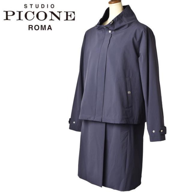 50％OFFセール！ スタジオ ピッコーネ STUDIO PICONE ROMA 2023秋冬新作 レディース 3WAYコートの通販は