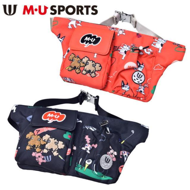 MUスポーツ M・U SPORTS ゴルフ 2025秋冬新作 レディース ウエストポーチ
