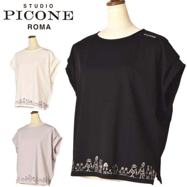 40％OFFセール！スタジオ ピッコーネ STUDIO PICONE ROMA 2025春夏新作 レディース ノースリーブプルオーバー カットソー アウトレット