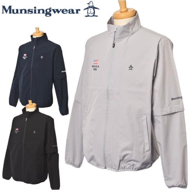 マンシングウェア Munsingwear ゴルフ 2026春夏新作 メンズ 2WAYブルゾン デタッチャブルブルゾン 服 ゴルフウェア