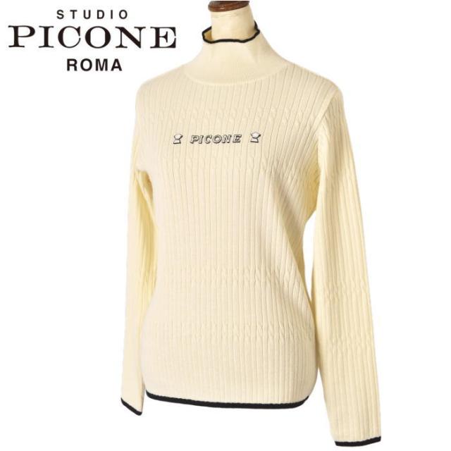 40％OFFセール！ スタジオ ピッコーネ STUDIO PICONE ROMA 2025秋冬新作 レディース ニットプルオーバー セーター アウトレット