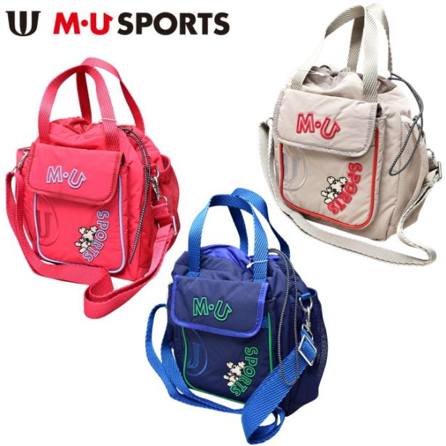 MUスポーツ M・U SPORTS ゴルフ 2026春夏新作 レディース 2WAY巾着型カートバッグ