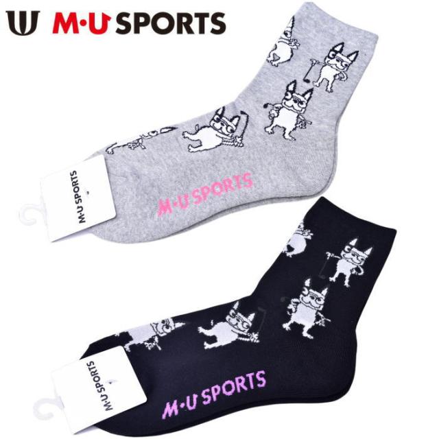 MUスポーツ M・U SPORTS ゴルフ 2025春夏新作 レディース ソックス ソックス
