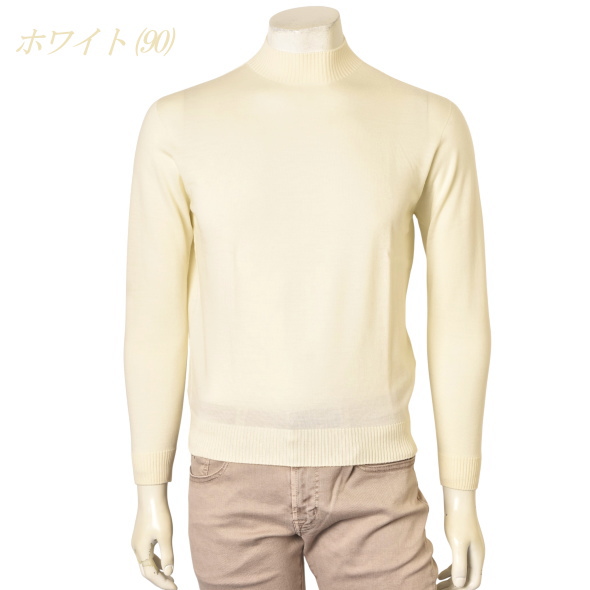 セーター ニット ハイネックセーター メンズ S-M-L-2L トップス レセント LeCENT 送料無料 日本製 ウール100％ メリノウール スーパー140 ホールガーメント_19