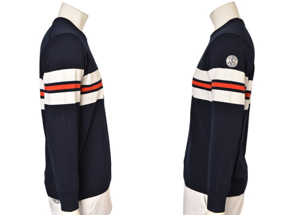 20％OFFセール！アンパスィ and per se ゴルフ 2025春夏新作 メンズ 長袖クルーネックセーター ニットシャツ 服 ゴルフウェア_4