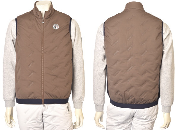 アンパスィ and per se ゴルフ 2025秋冬新作 メンズ 中綿ジップアップ