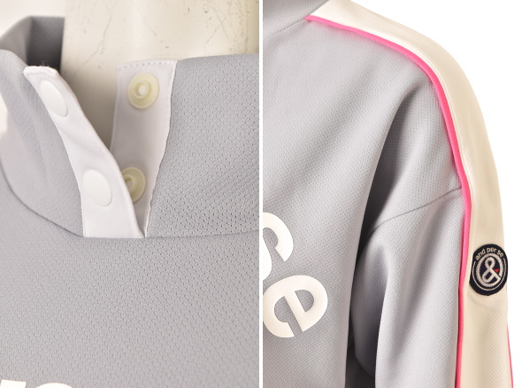 and per se 長袖　モックネック　総柄　サイズS ゴルフ　レディース and per se 長袖 モックネック 総柄 サイズS ゴルフ レディース