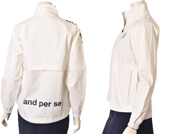 アンパスィ and per se ゴルフ 2026春夏新作 レディース 2WAYレインジャケット レインウェア 服 ゴルフウェア_1