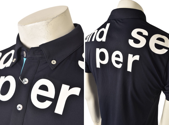 20％OFFセール！アンパスィ and per se ゴルフ 2025春夏新作 メンズ 半袖ボタンダウンポロシャツ 服 ゴルフウェア アウトレット_6