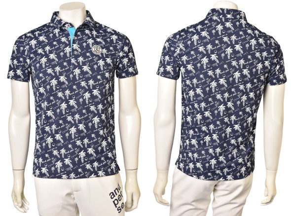 20％OFFセール！アンパスィ and per se ゴルフ 2025春夏新作 メンズ 半袖ポロシャツ 服 ゴルフウェア アウトレット_2