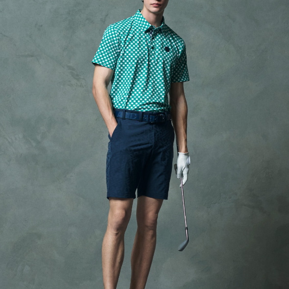 20％OFFセール！アンパスィ and per se ゴルフ 2025春夏新作 メンズ 半袖ポロシャツ 服 ゴルフウェア アウトレット