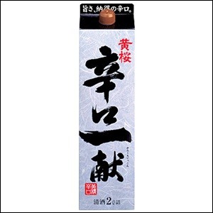 黄桜　辛口一献　2Ｌ（2000ml）パック　1ケース（6本入り）　清酒　「黄桜酒造」