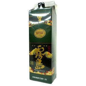黒霧島 25度 1.8L 1800ml パック 2ケース（12本入り） 芋焼酎 霧島酒造 【地域限定 送料無料】(佐川急便限定）