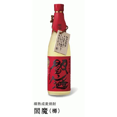 閻魔 焼酎 樽熟成 赤閻魔 25度 1.8L 1800ml 瓶 1ケース 6本 麦焼酎 老松酒造