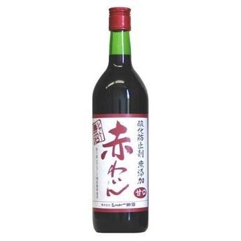 シャトー 勝沼 酸化防止剤 無添加 赤わいん 甘口 720ml 瓶 1ケース（12本入り） 【地域限定 送料無料】