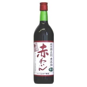 シャトー 勝沼 酸化防止剤 無添加 赤わいん 中口 720ml 瓶 1ケース（12本入り） 【地域限定 送料無料】