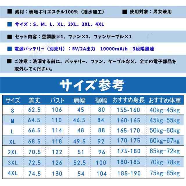 空調服ベスト ファン付きベスト USB式 ファンセット メンズ レディース