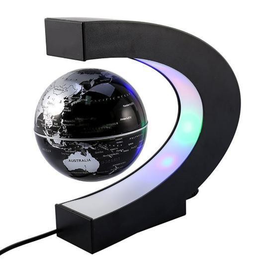 地球儀 面白い C型 LEDライト 球体 浮くライトアップ オフィス アースオブジェ 置物 寝室 ツリー リニア型 幻想的 雑貨 飾り インテリア  ｜au PAY マーケット