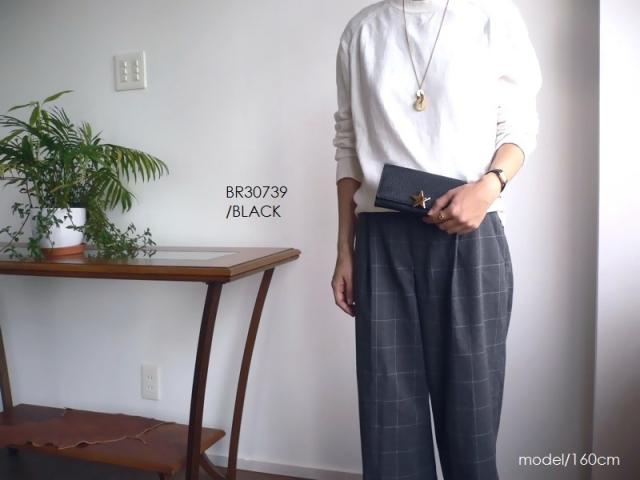 ノベルティ 1metre carre アンメートルキャレ 長財布 星スター シュリンク レザー ギャルソン ミドル BR30739 ベージュ/グレー/ブラック/ゴールド/シルバー/トープ_5