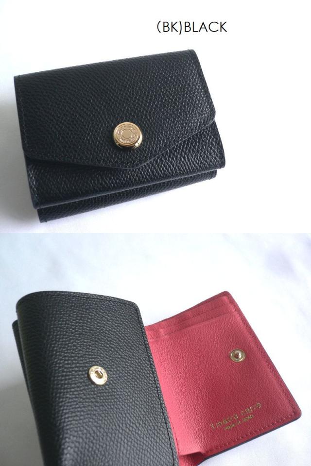 1metre carre アンメートルキャレ 三つ折り財布 シュリンク レザー ミニ ウォレット LU30791 ベージュ/グレー/ブラック/ゴールド/シルバー/ブルー_8