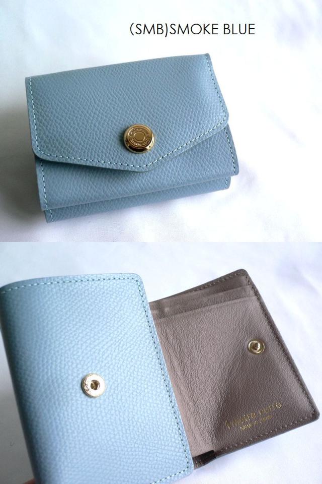 1metre carre アンメートルキャレ 三つ折り財布 シュリンク レザー