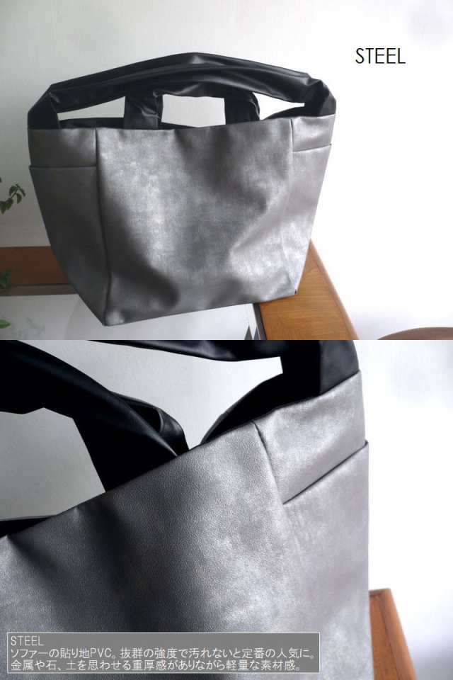 acrylic アクリリック バッグ M bag 2WAY ナイロン PVC トート 1173