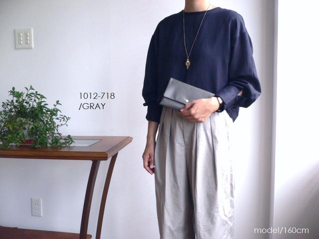 ノベルティ Neutral Gray ニュートラルグレイ ARUKAN アルカン ミドル 長財布 馬革 NP135 ハスキー 1015-666（旧1014-681 1012-718） ピンク/グリーン/グレー/ブラック_7