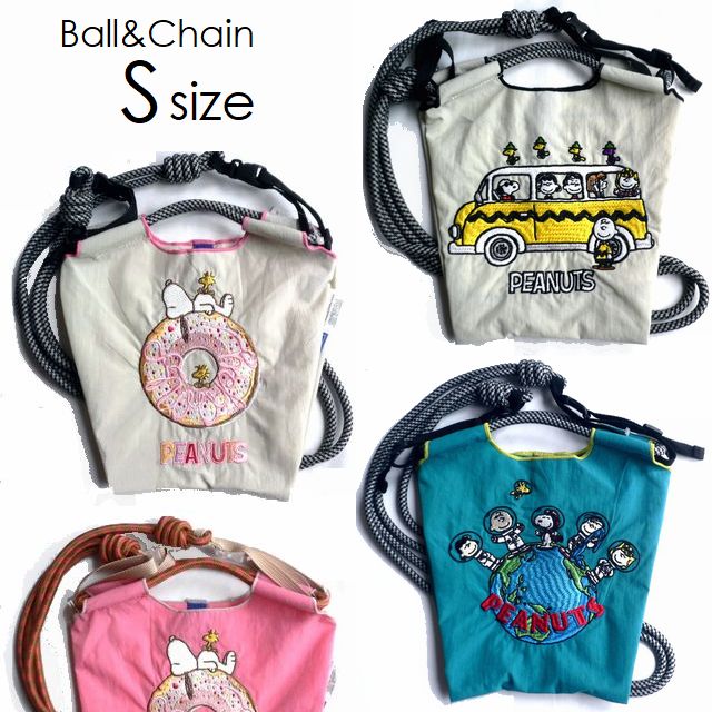 正規品 BALL＆CHAIN ボールアンドチェーン バッグ エコバッグ ショッピングバッグ 2way ポシェット ショルダー Sサイズ SNOOPY PEANUTS スヌーピー ピーナッツの通販は 5,500円