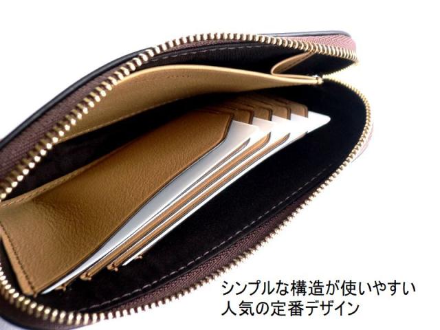 ノベルティ ORSETTO オルセット 折り財布 ラウンドファスナー スリム ミドル メッシュレザー RETE 03-008-15 パイソン 型押し PITONE 03-003-05 ホワイト ブラウン ブラック_1