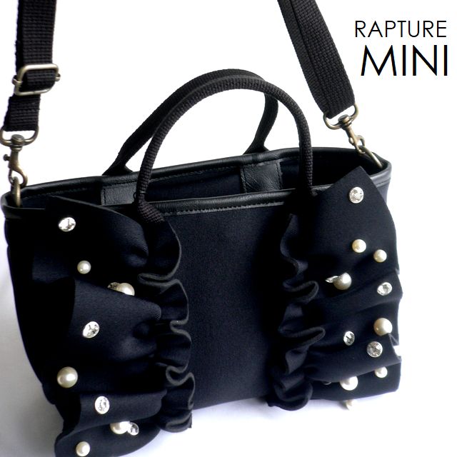 RAPTURE ラプチャー バッグ ダイバー素材 ネオプレン トートバッグ ミックススタッズ MINIサイズ TT288BCMIXMINI ブラック グレー インディゴ ヘザーグレー