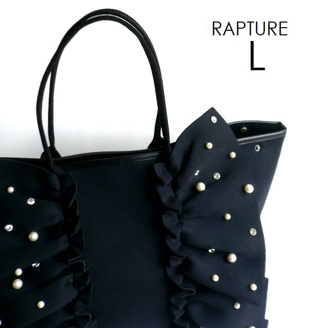 RAPTURE ラプチャー バッグ ダイバー素材 ネオプレン トートバッグ ミックススタッズ Lサイズ TT288BCMIXL ブラック グレージュ インディゴ ヘザーグレー