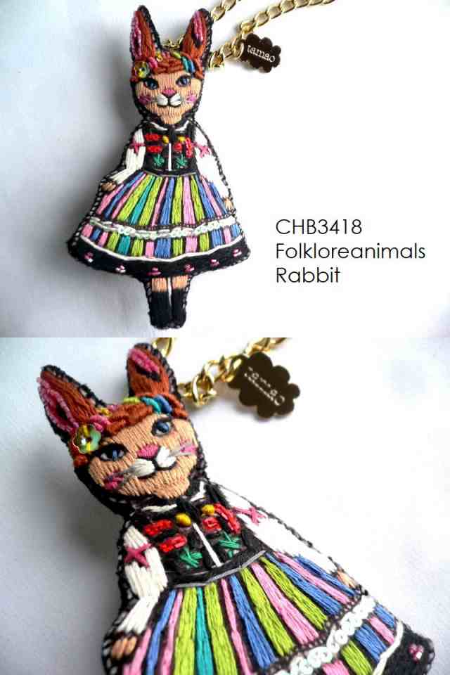 tamao world タマオワールド スパンコール 刺繍 バッグチャーム
