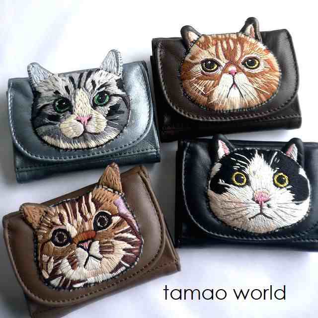 tamao world タマオワールド 折り財布 猫 ネコ ねこ ミニ財布 3234 3235 2909 2911 3516 3517  3111の通販はau PAY マーケット - AcousticLounge(アコースティックラウンジ） | au PAY マーケット－通販サイト