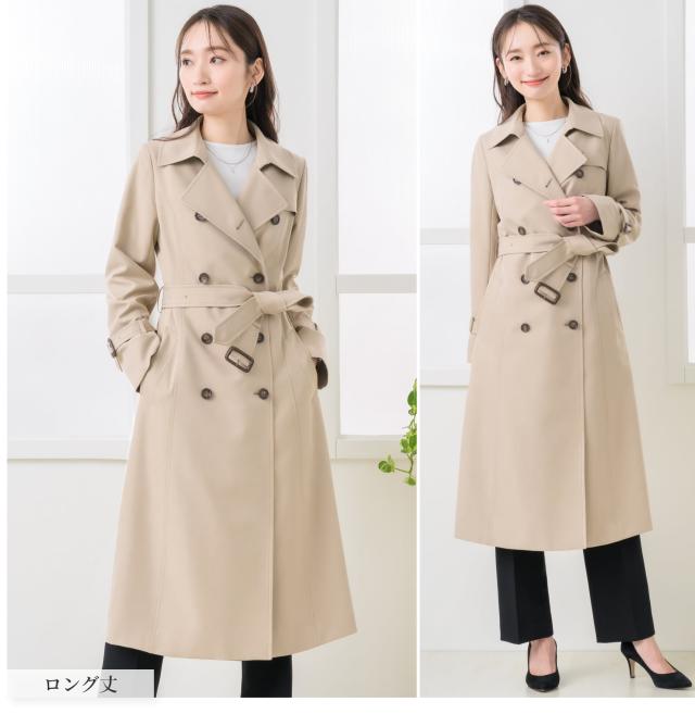 美品　着丈111 バーバリー トレンチコート　ライナー ベルト付き　ロング L 楽天市場】【送料無料】選べる丈ライナー付きトレンチコート
