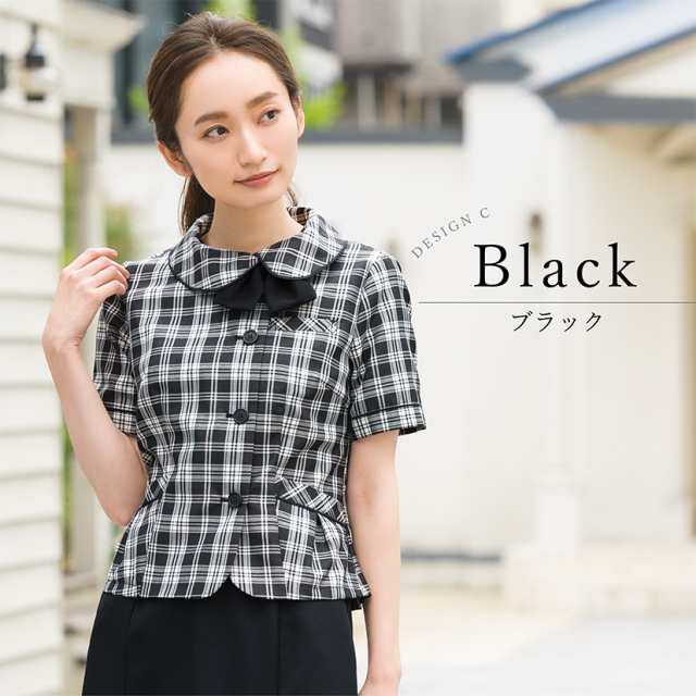 オフィス 事務服 制服 フォーク ヌーヴォ オーバーブラウス 春夏 FB71164 21号・23号 FOLK nuovo - 4