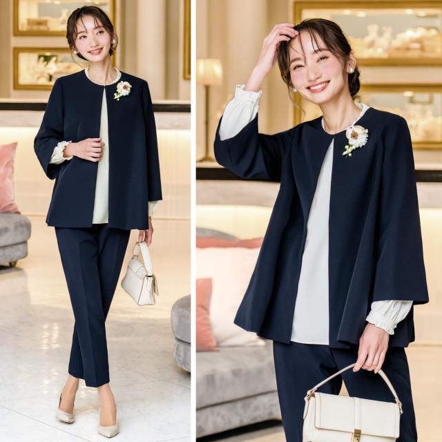 プレゼント付き】 スーツ レディース セレモニー フォーマル ママ