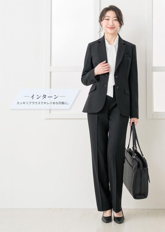 リクルート スーツ レディース 夏 クールビズ パンツスーツ フォーマル 洗える 面接 就活 新卒 転職 説明会 入社式 大学生 ビジネス 入学式 卒業式 大きいサイズ 小さいサイズ オールシーズン 春 秋 冬_13