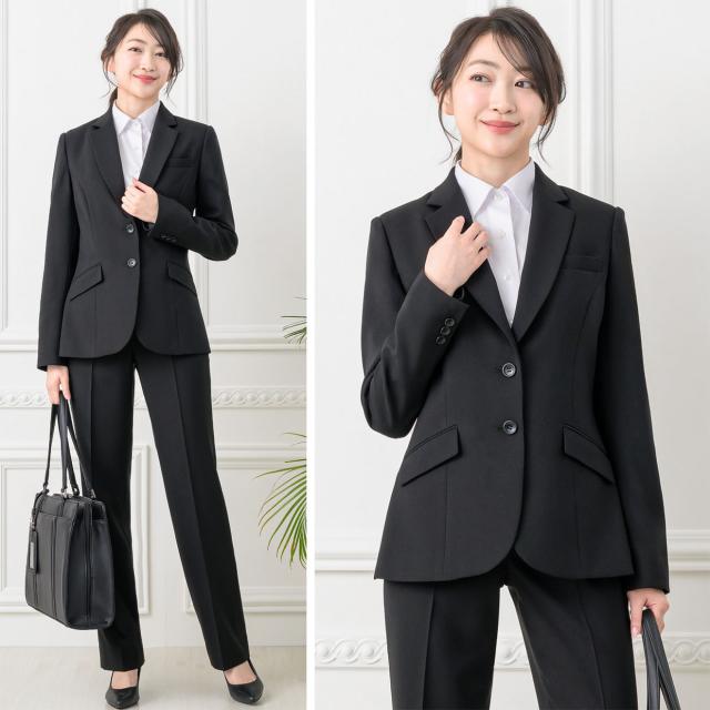 リクルート スーツ レディース 夏 クールビズ パンツスーツ フォーマル 洗える 面接 就活 新卒 転職 説明会 入社式 大学生 ビジネス 入学式 卒業式 大きいサイズ 小さいサイズ オールシーズン 春 秋 冬_10