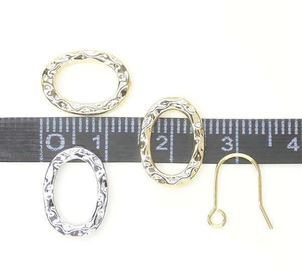 2個】デザインリングパーツ アクセントパーツ オシャレな形 槌目オーバルリングパーツ フレームパーツ レジン枠 ハンドメイド用の通販はau PAY  マーケット - アクセパーツ専門店Parts Land神戸